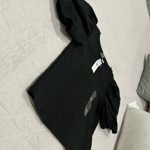 Gap kids short sleeve shirt with puffy sleeves! Size large girls!